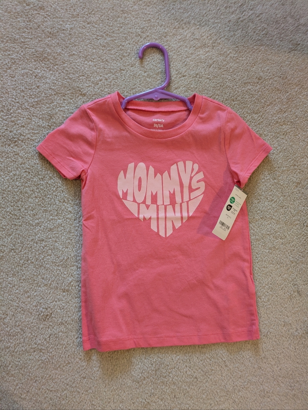 Carter's Mommy's Mini Heart Tee Shirt